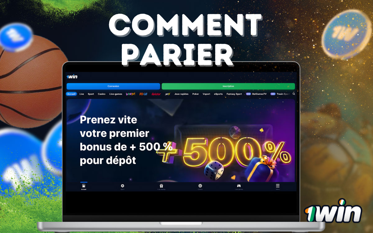 Comment parier sur le basket-ball chez 1Win. Visitez le site Internet de 1Win et créez un compte.