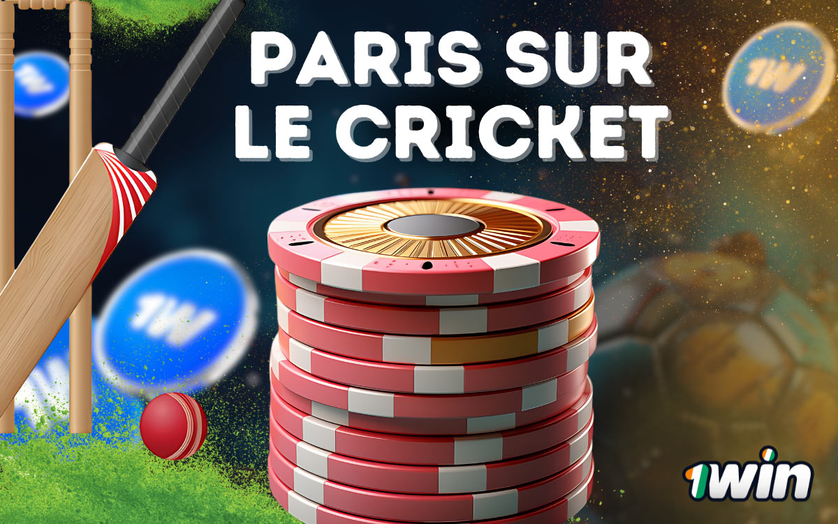 1Win est une plateforme populaire de paris sur le cricket. 